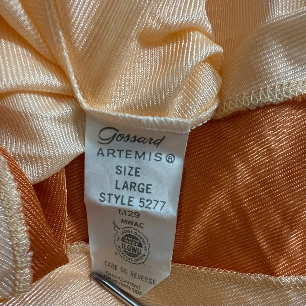 SET Vintage Gossard Artemis 70s Women’s L ROBE + SLIP Set Lingerie Nightie Dress - Picture 10 of 12